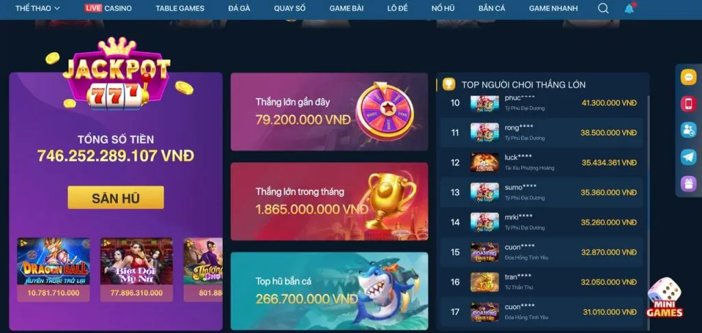 Rút tiền thắng cược từ vi68 nổ hũ
